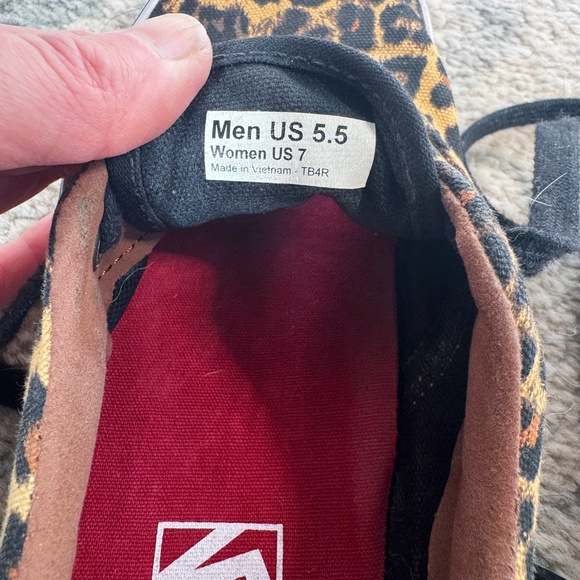 Vans Era 59 Leopard Sneakers - Women’s Size 7 - Picture 7 of 8
